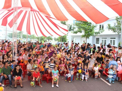 Đông đảo cư dân tham dự chương trình Lễ hộ Trăng rằm cùng Mega vào ngày 26/9 vừa qua