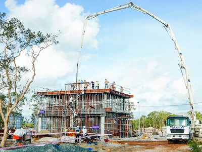 Những căn biệt thự đầu tiên tại Dự án Grand World đã hình thành