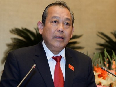 Phó Thủ tướng Chính phủ Trương Hòa Bình 