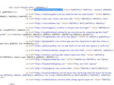 Làm rõ phản ánh trang mạng gov.vn bị gắn đường dẫn ẩn