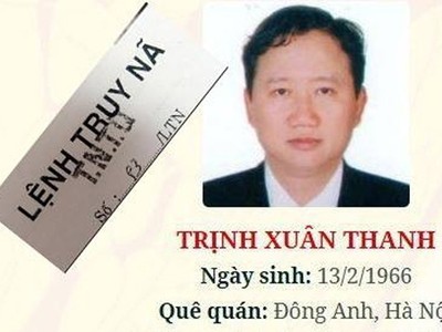 Nghi can Trịnh Xuân Thanh đang bị phát lệnh truy nã quốc tế. Ảnh: Công an nhân dân