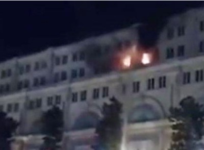 Cháy tại toà nhà Union Square trên phố đi bộ Nguyễn Huệ