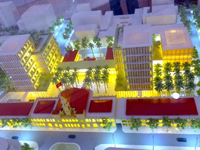 Phương án thiết kế Trung tâm hành chính TP HCM được lãnh đạo thành phốchọn hồi năm 2015. Ảnh:Trung Sơn