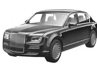 Thiết kế mẫu xe limousine mới dành cho Tổng thống Nga thuộc dự án Cortege. Ảnh:Sputnik.