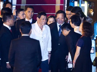 Tổng thống Philippines Duterte đến Đà Nẵng