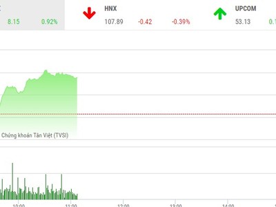 Phiên sáng 20/11: VIC-VRE thăng hoa, thị trường lại khởi sắc