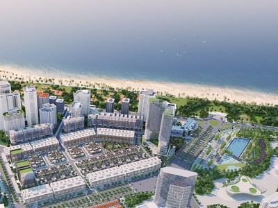 Đất nền ven biển Nha Trang, ngay trung tâm thành phố - “mỏ vàng” cho các nhà đầu tư bất động sản. Trong ảnh là phối cảnh dự án Piania City (khu đất sân bay cũ Nha Trang).