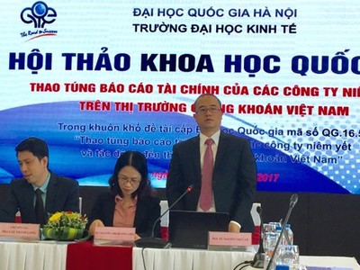Thao túng báo cáo tài chính của các công ty niêm yết