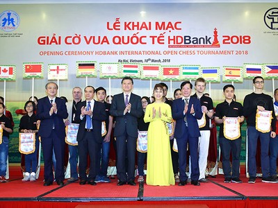 Khai mạc Giải cờ vua quốc tế HDBank 2018 - mùa thứ 8