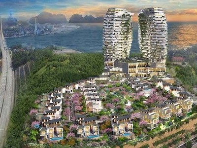 Phoenix Legend Ha Long Bay Villas and Hotel tọa lạc trên đỉnh đồi Bãi Cháy cao 86m so với mực nước biển, nhìn thẳng ra vịnh Hạ Long.