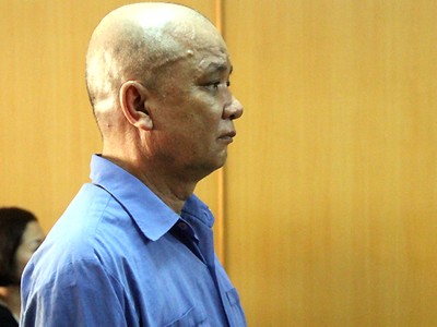 Bị cáo Luông tại tòa. Ảnh:Hải Duyên.