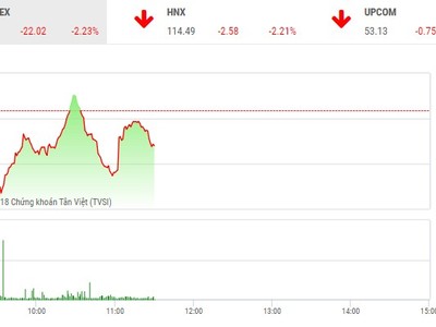 Phiên chiều 25/5: Xả ồ ạt, VN-Index tiếp tục lao dốc mất mốc 965 điểm