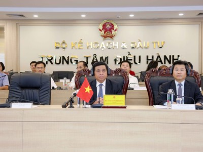 Bộ trưởng Bộ Kế hoạch và Đầu tư Nguyễn Chí Dũng tại Hội nghị