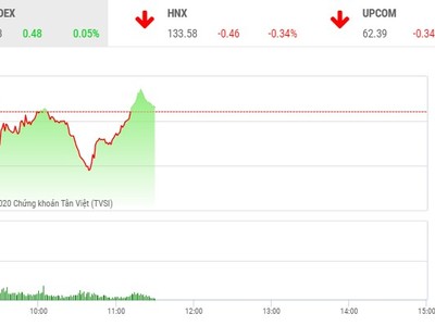Giao dịch chứng khoán sáng 29/10: Dòng tiền bắt đáy nhập cuộc, VN-Index hồi phục