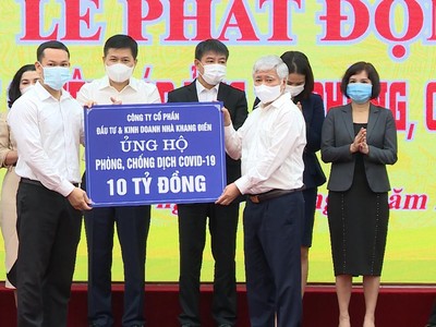 Khang Điền ủng hộ 20 tỷ đồng mua vaccine phòng chống dịch Covid-19