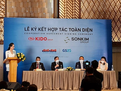 KIDO bắt tay với Sơn Kim Group đưa Chukchuk vào chuỗi GS25