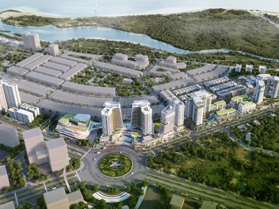 Phối cảnh tổng thể Khu C – Dự án Khu đô thị Bắc Vũng Tàu.