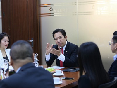 Ông Lê Minh Tâm, Chủ tịch HĐQT LPBS chia sẻ tại ĐHCĐ 