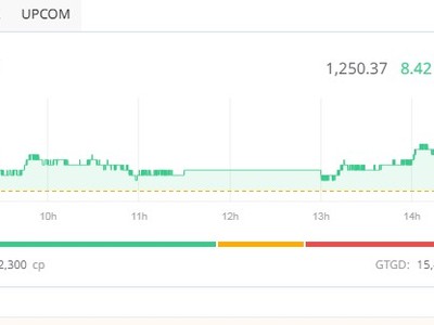 Phiên giao dịch chiều 7/5: Cặp đôi Vingroup kéo VN-Index qua 1.250 điểm
