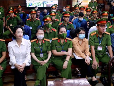 Trương Mỹ Lan và đồng phạm tại Tòa
