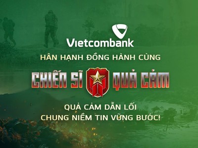 Vietcombank vinh dự đồng hành cùng chương trình “Chiến sĩ quả cảm 2025”