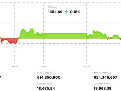 VN-Index đứng vững nhờ các mã trụ 