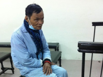 Bị cáo Bội tại tòa