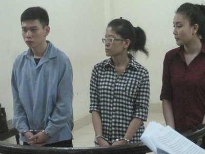 Các bị cáo tại tòa