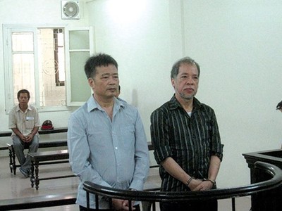 Các bị cáo tại tòa