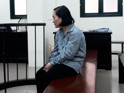 Bị cáo Dân tại tòa.