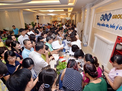 Dòng tiền vào bất động sản tăng nhanh