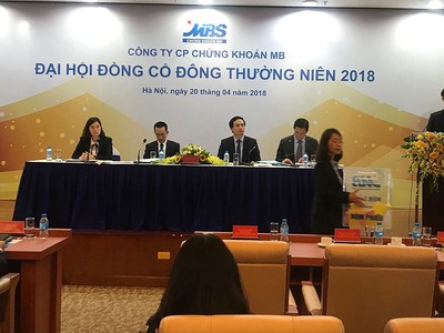 Đại hội đồng cổ đông MBS: Năm 2018 phải tìm xong đối tác chiến lược