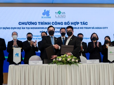 Hòa Bình tiếp tục đồng hành cùng Novaland xây dựng các cụm dự án quy mô lớn