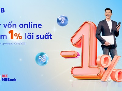 MB tiên phong giảm lãi suất vay tới 1%/năm
