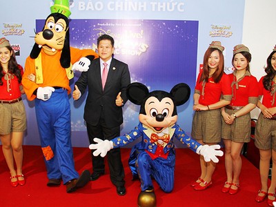 Vietjet đã đưa chú chuột Mickey từ Disney tới Việt Nam