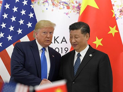 Tổng thống Mỹ Donald Trump và Chủ tich Trung Quốc Tập Cận Bình. Ảnh: AP.