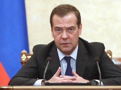Thủ tướng Nga Dmitry Medvedev. Ảnh: TASS.