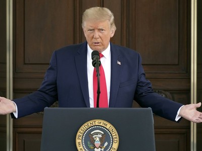 Tổng thống Mỹ Donald Trump tại Nhà Trắng hôm 7/8. Ảnh: AP.