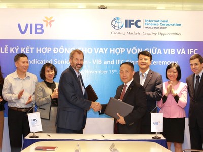 IFC cấp khoản vay trị giá 185 triệu USD cho VIB