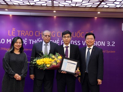 TPBank nhận chứng chỉ bảo mật quốc tế về an toàn thẻ