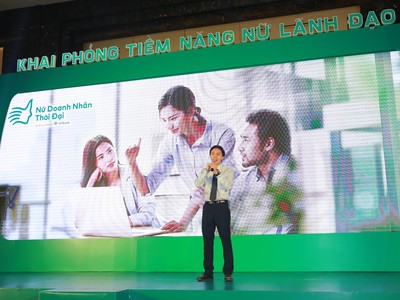 Ông Đào Gia Hưng, Phó Giám đốc khối SME VPBank phát biểu tại sự kiện.