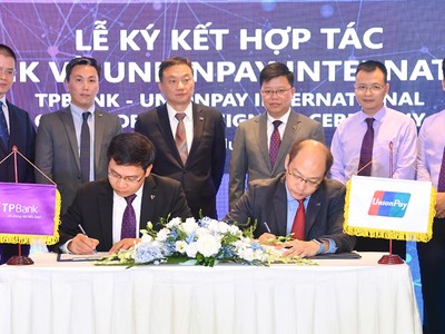 TPBank và UnionPay hợp tác liên thông thanh toán