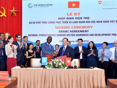 Ngân hàng Thế giới và Thụy Sỹ hỗ trợ Việt Nam phát triển ngành ngân hàng