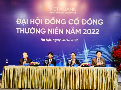 ĐHĐCĐ 2022 VietABank (VAB): Đặt mục tiêu lợi nhuận trước thuế đạt 1.158 tỷ đồng, tăng 38% so với năm 2021