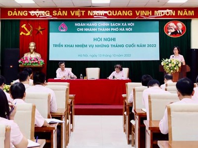 9 tháng đầu năm 2022, tổng dư nợ các chương trình tín dụng chính sách trên địa bàn thành phố Hà Nội của NHCSXH đạt 12.746 tỷ đồng