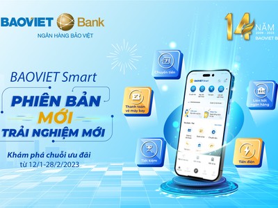 Giao diện mới của ứng dụng BAOVIET Smart