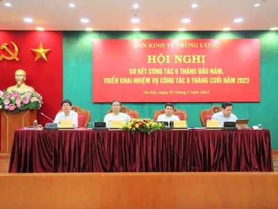 Ban Kinh tế Trung ương sẽ hoàn thành tốt các nhiệm vụ chính trị 6 tháng cuối năm 2023