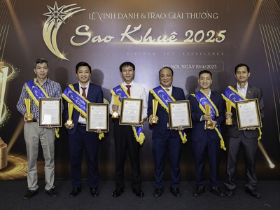 Sáu hệ thống công nghệ/sản phẩm dịch vụ Agribank được công nhận “Giải thưởng Sao Khuê 2025”