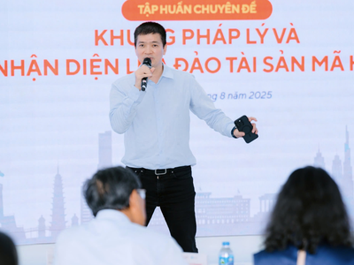 Ông Phan Đức Trung, Chủ tịch VBA, Chủ tịch Công ty 1Matrix khẳng định báo chí giữ vai trò quan trọng trong định hướng dư luận và phát triển hệ sinh thái tài sản số Việt Nam.