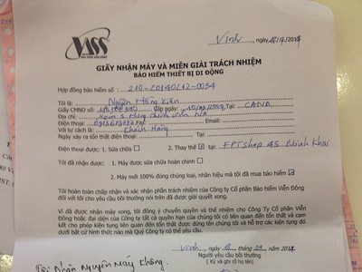 Vụ khách hàng tố VASS gây khó: Khách hàng đã được bồi thường bảo hiểm